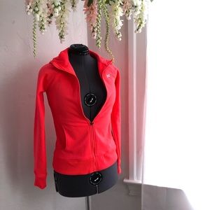 Under Armour Orange Full Zip Active Sweatshirt